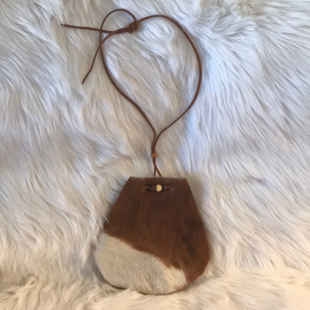 💯% Authentic Hair on Hide Medicine Bag
